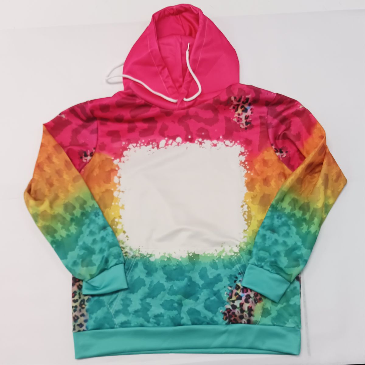 100% Polyester Sublimation Hoodie - Darker Pattern Large
